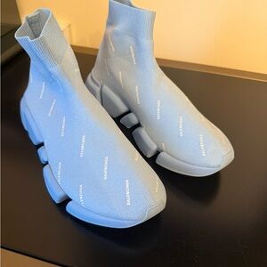 Balenciaga Blue Sock Sneakers